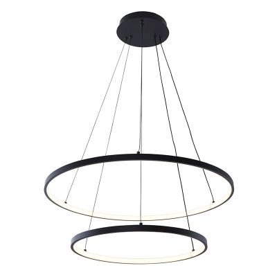 Design fönsterlampa svart, Kubra, 50W, varm till kall vit justerbar LED