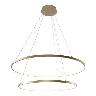 Design fönsterlampa guld, Kubra, 60W, varm till kall vit justerbar LED