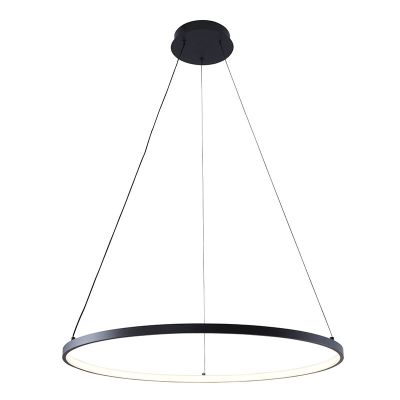 Design fönsterlampa svart, Kubra, 28W, varm till kall vit justerbar LED