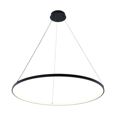 Design fönsterlampa svart, Kubra, 36W, varm till kall vit justerbar LED