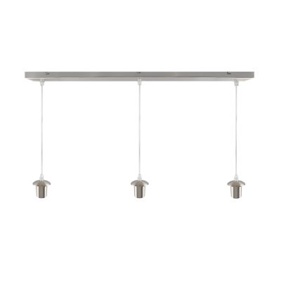 Aluminium fönsterlampa utan skärm krom, Rika