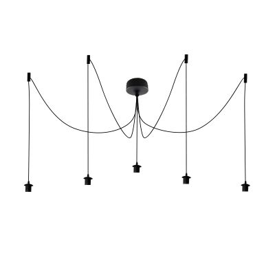 Aluminium fönsterlampa utan skärm svart, Rika