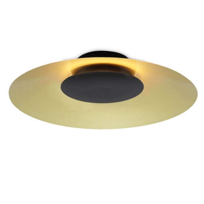 Modern plafond guld, Denyse, 15W, 3000K LED