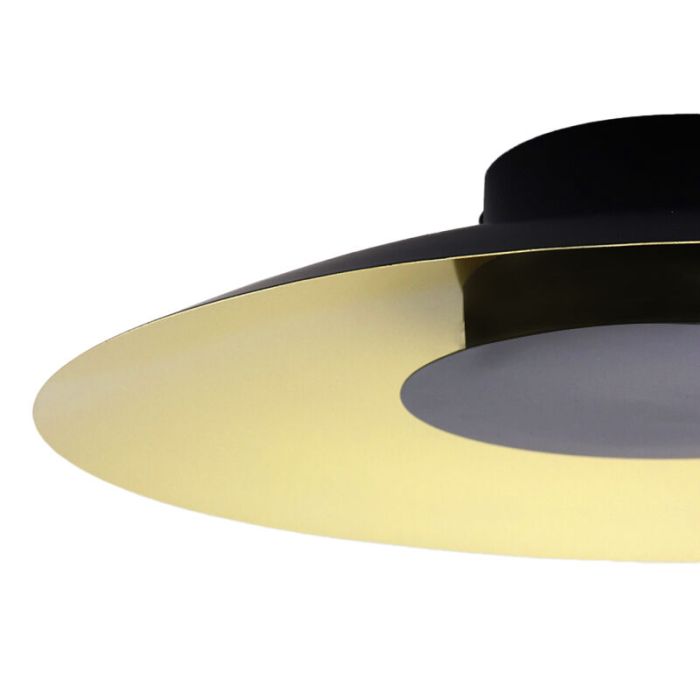 Modern plafond guld, Denyse, 15W, 3000K LED