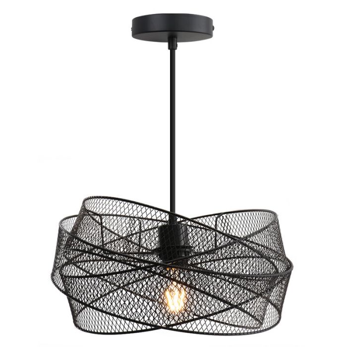 Industri fönsterlampa svart, Diny
