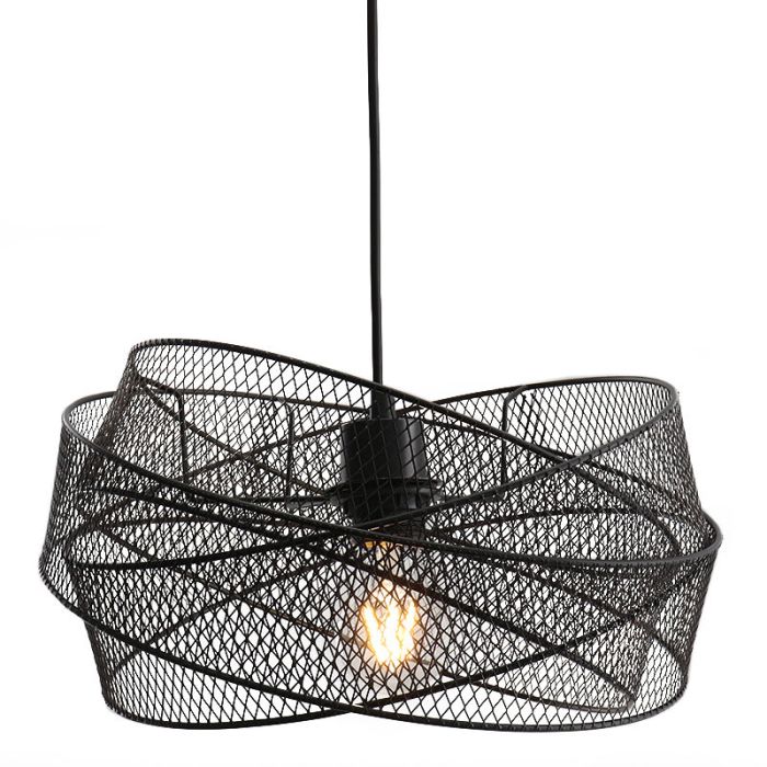 Industri fönsterlampa svart, Diny