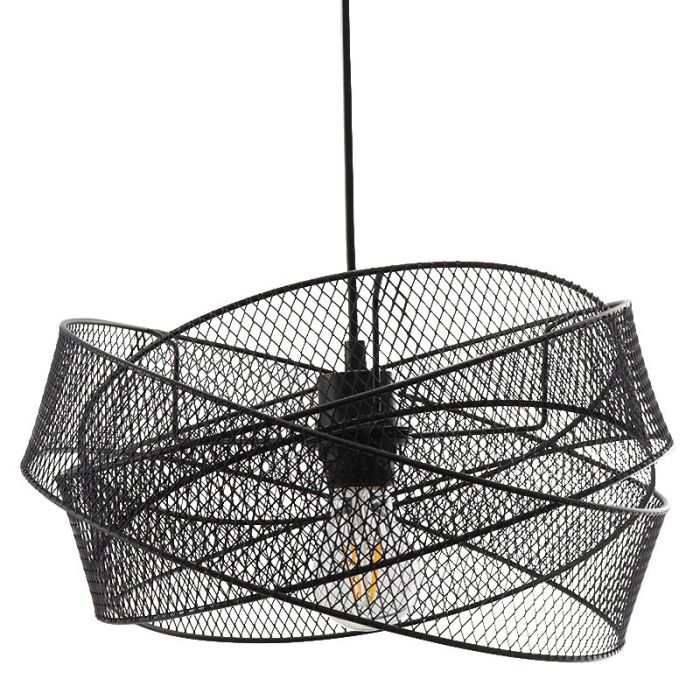 Industri fönsterlampa svart, Diny