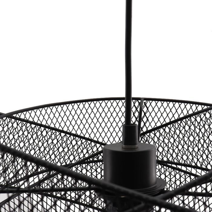Industri fönsterlampa svart, Diny