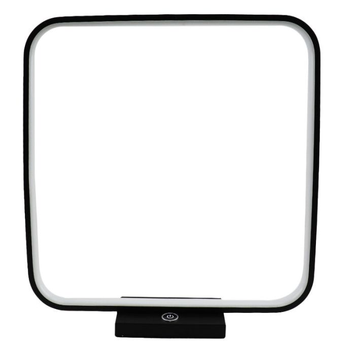 Modern bordslampa svart, Diogo, 8W, 3000K LED, med beröringsdimmer