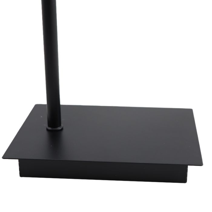 Aluminium bordslampa utan skärm svart, Rika