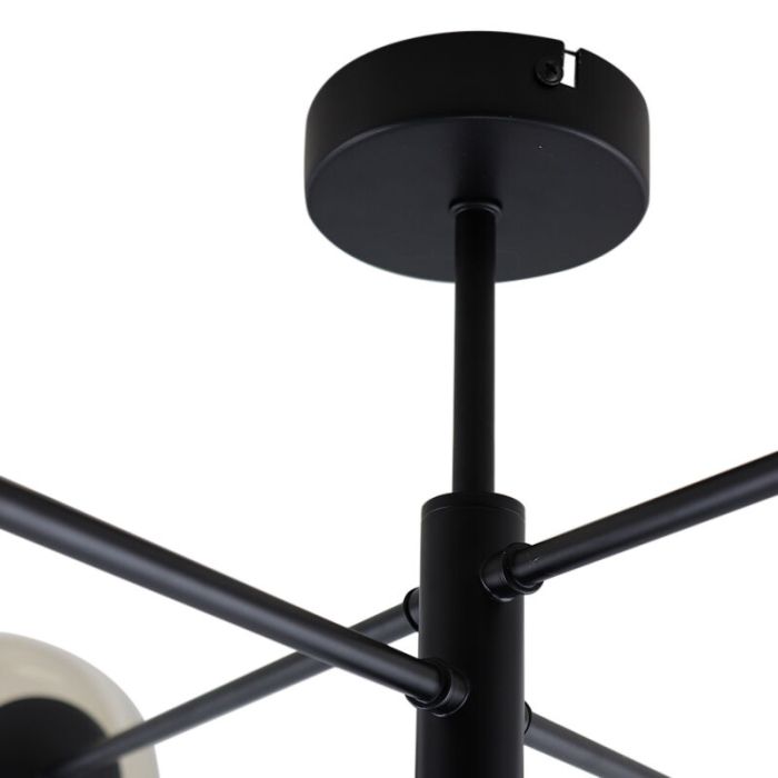 Modern taklampa svart, Remo