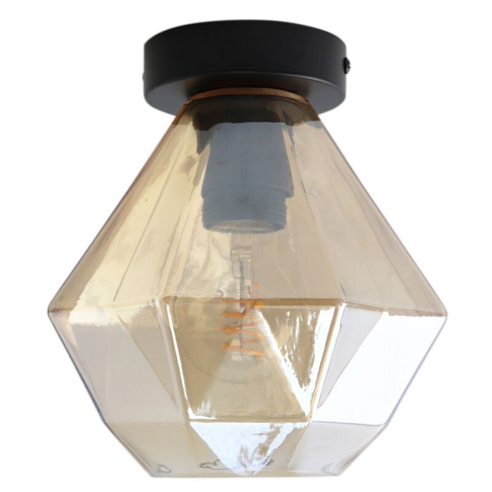 Retro taklampa bärnstensfärgad, Anoek