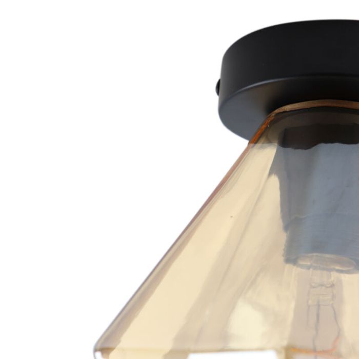 Retro taklampa bärnstensfärgad, Anoek
