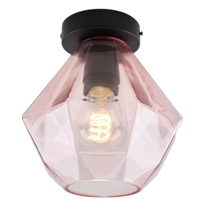 Retro taklampa rosa, Anoek
