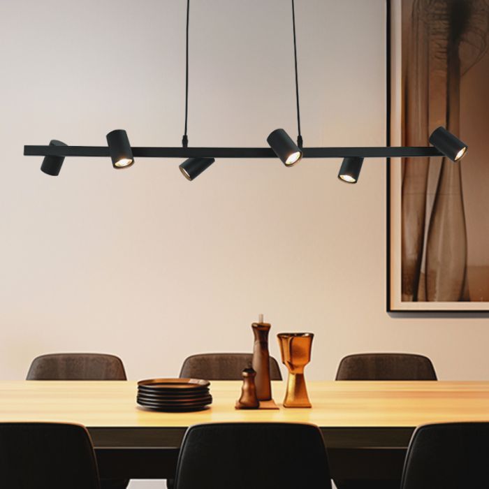Modern fönsterlampa svart, Carlos