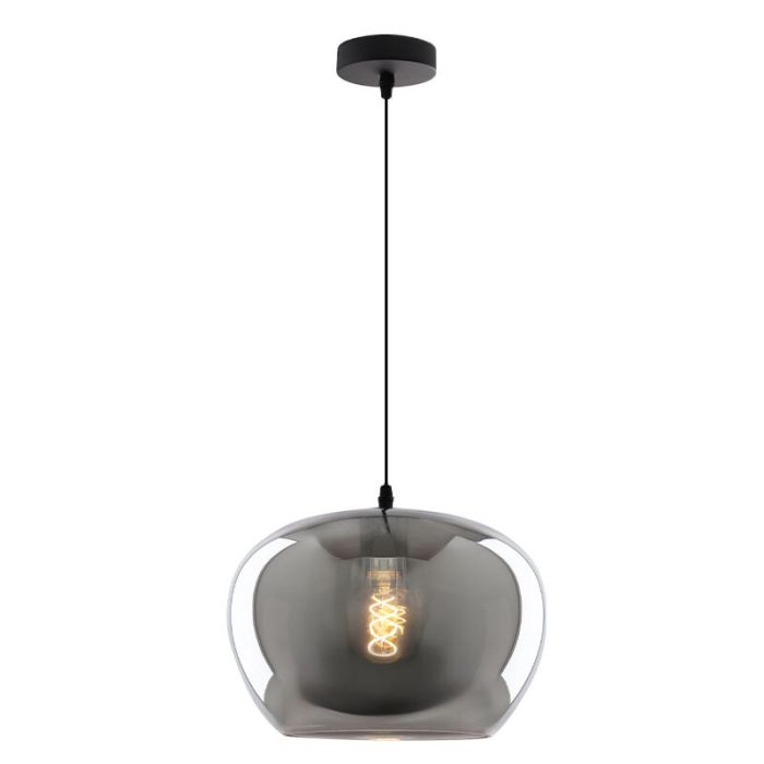 Design pendellampa matbord grå, Vidro