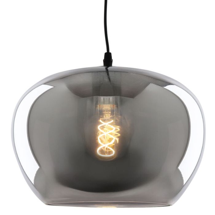Design pendellampa matbord grå, Vidro