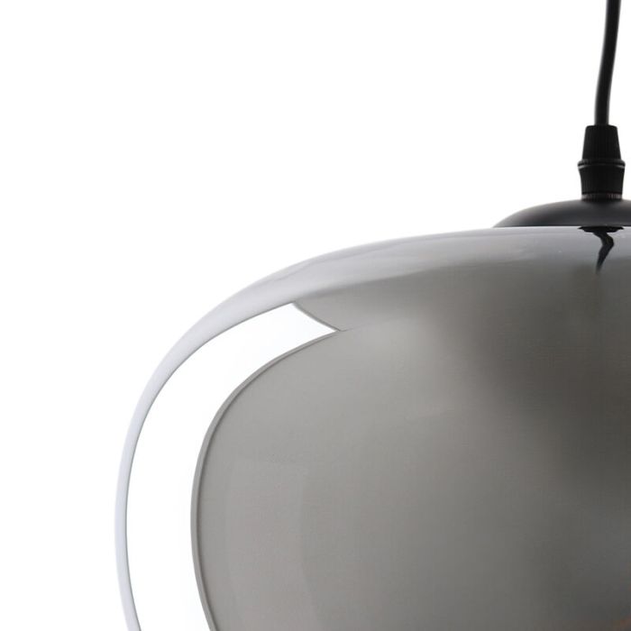 Design pendellampa matbord grå, Vidro