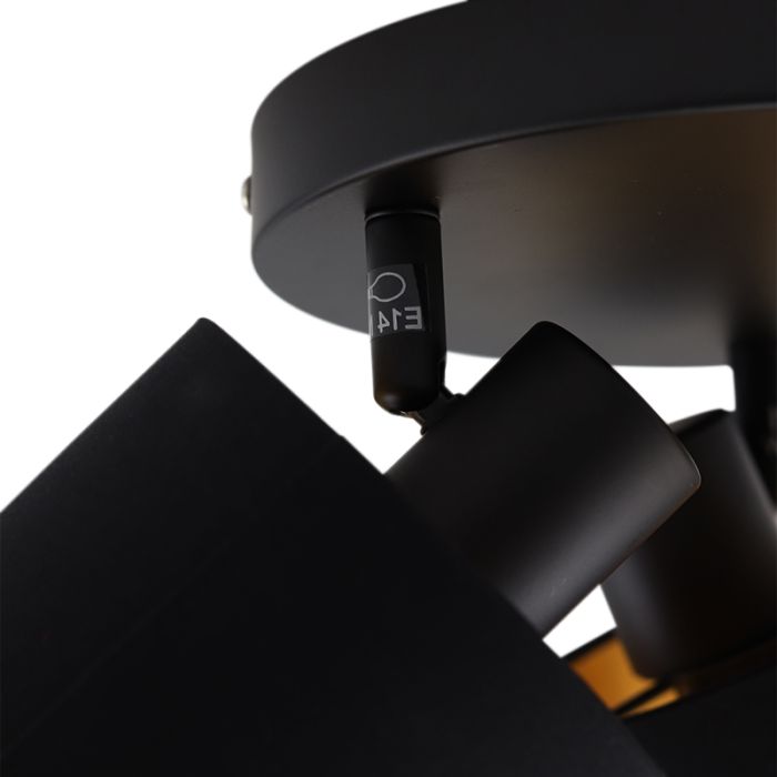 Svart spotlight tak modern, Koge