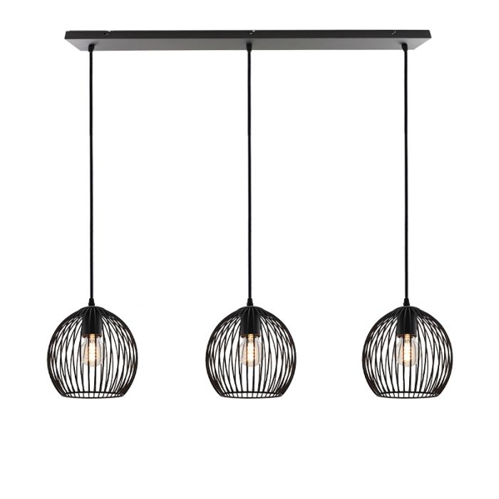 Industri fönsterlampa svart, Wiro