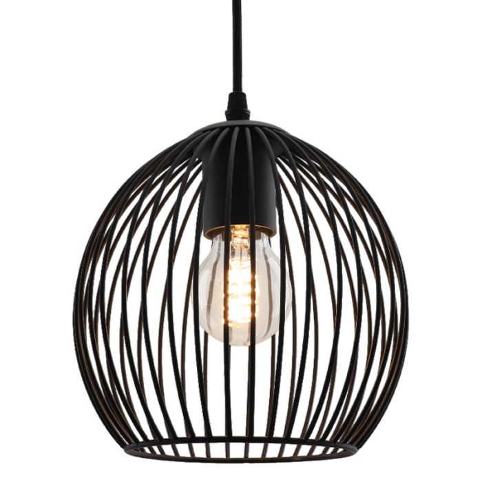 Industri fönsterlampa svart, Wiro