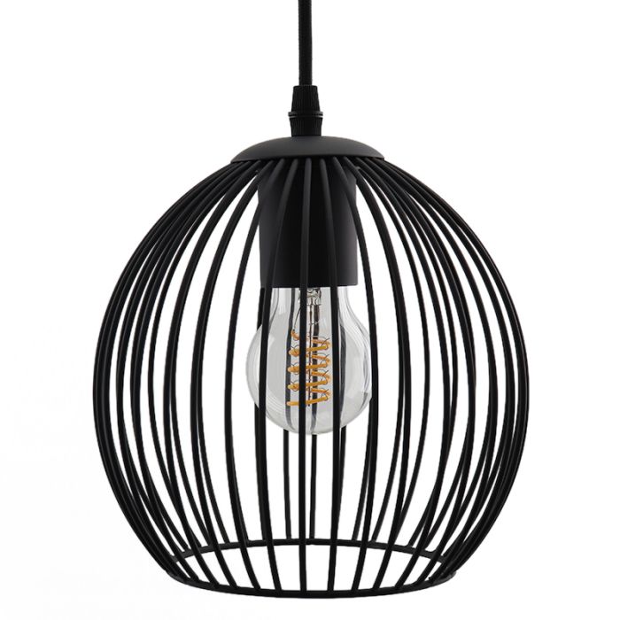 Industri fönsterlampa svart, Wiro