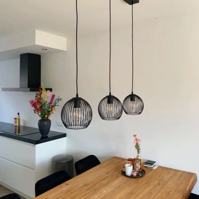 Industri fönsterlampa svart, Wiro