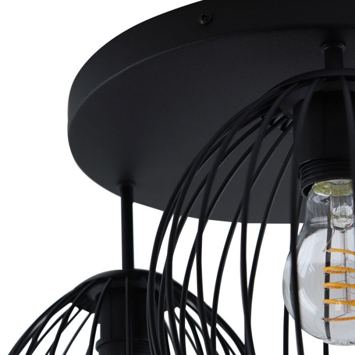 Industri taklampa svart, Wiro