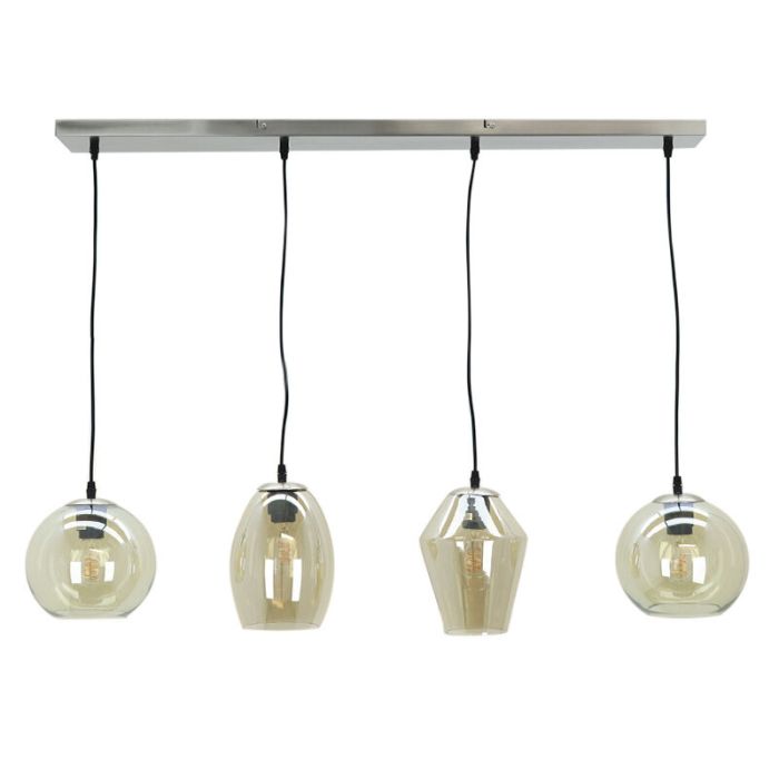 Design fönsterlampa bärnstensfärgad, Lazaro