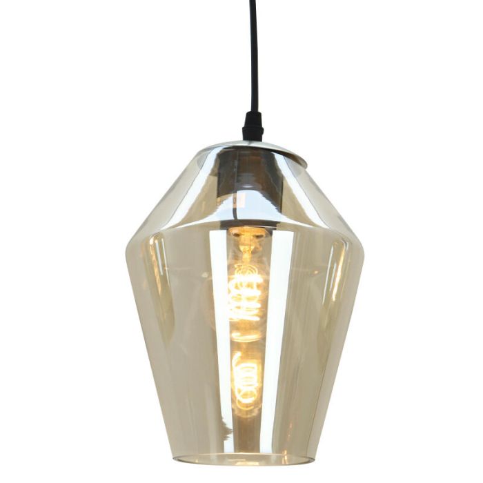 Design fönsterlampa bärnstensfärgad, Lazaro