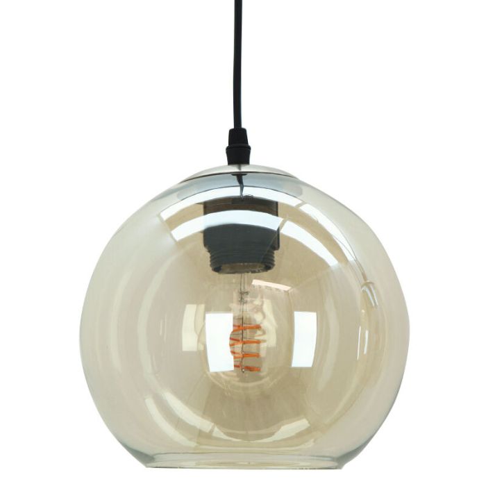 Design fönsterlampa bärnstensfärgad, Lazaro