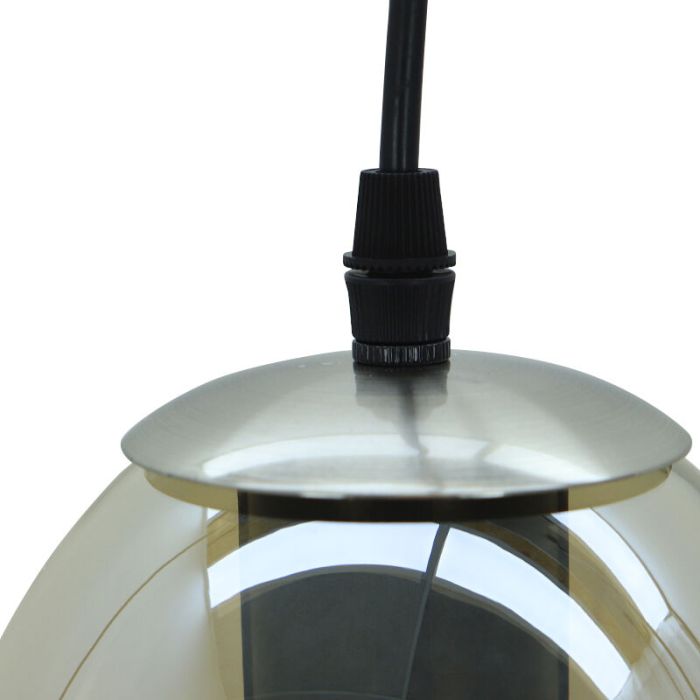 Design fönsterlampa bärnstensfärgad, Lazaro