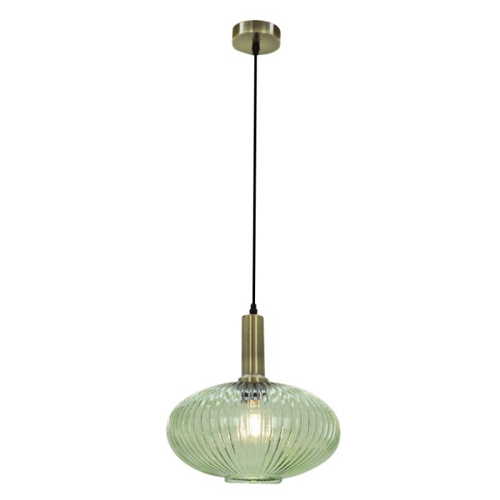 Retro fönsterlampa grön, Charlois