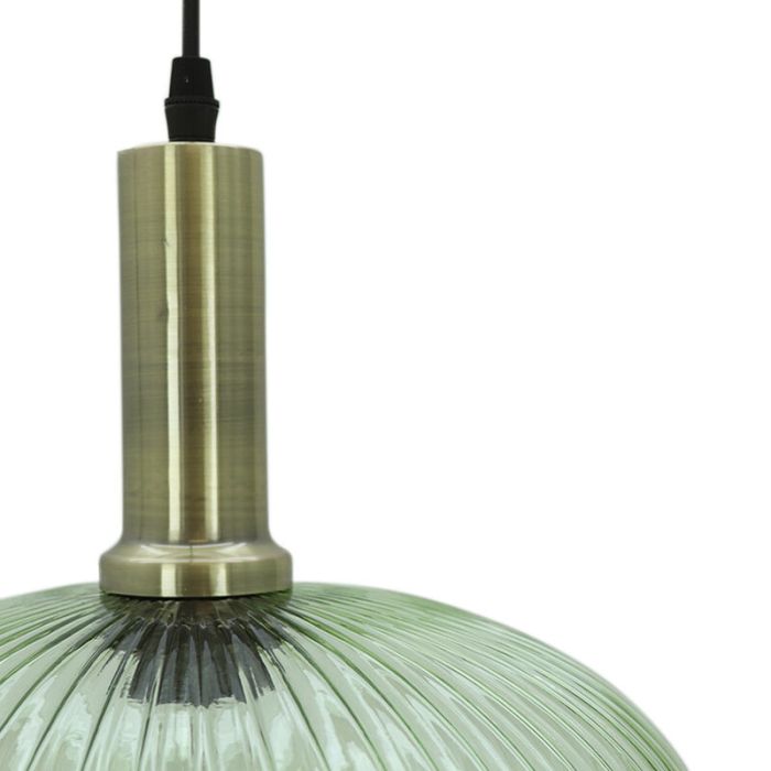 Retro fönsterlampa grön, Charlois