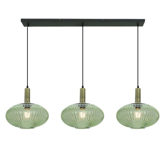 Retro fönsterlampa grön, Charlois