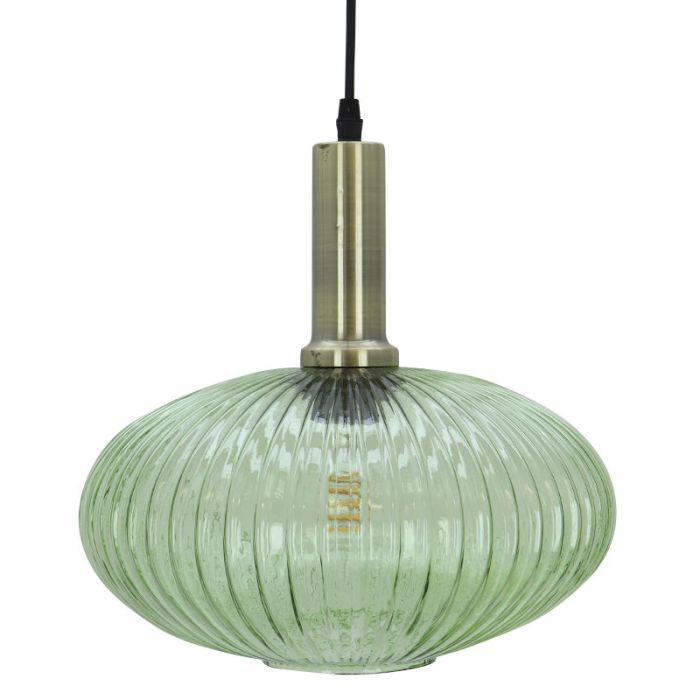Retro fönsterlampa grön, Charlois