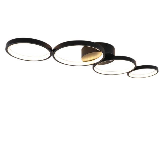 Design plafond svart, Giorgio, 34W, 3000K LED