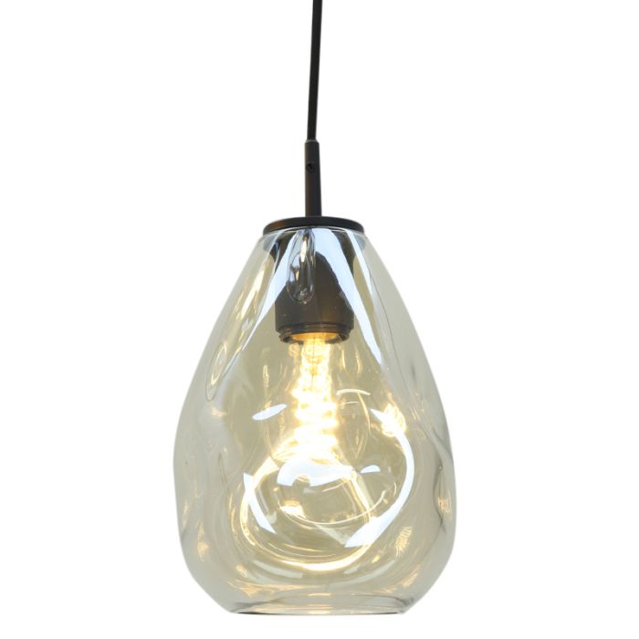 Design fönsterlampa bärnstensfärgad, Evito