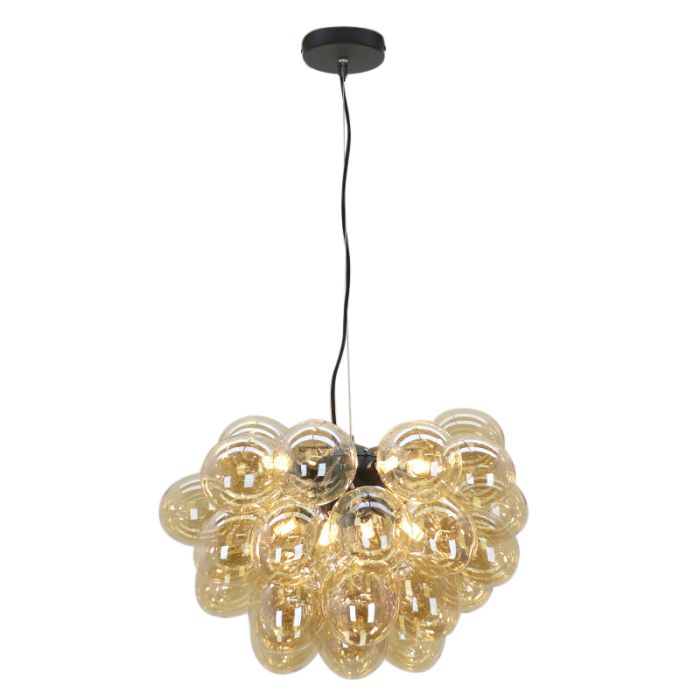 Design fönsterlampa bärnstensfärgad, Cyril