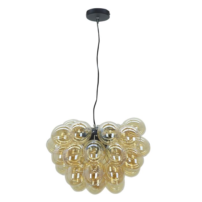 Design fönsterlampa bärnstensfärgad, Cyril