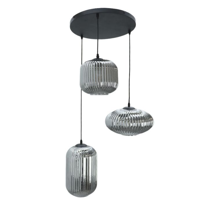 Retro fönsterlampa grå, Charlois
