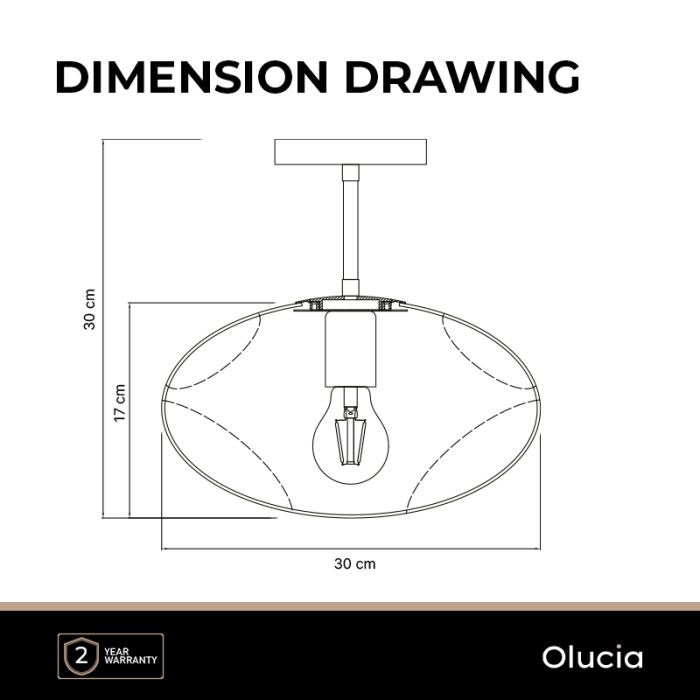 Design fönsterlampa grå, Evita