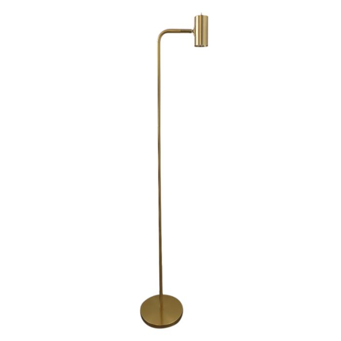 Modern golvlampa mässing, Carlos, med brytare