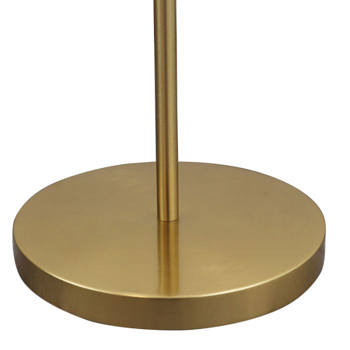 Modern golvlampa mässing, Carlos, med brytare