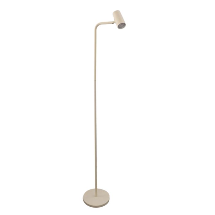 Modern golvlampa beige, Carlos, med brytare