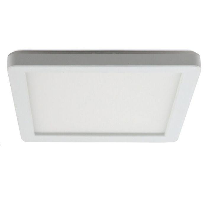 Plast taklampa badrum vit, Shivani, 15W, 3000K LED, IP44
