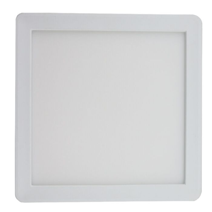 Plast taklampa badrum vit, Shivani, 15W, 3000K LED, IP44