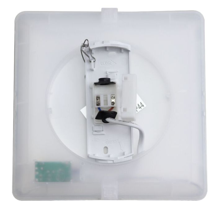 Plast taklampa badrum vit, Shivani, 15W, 3000K LED, IP44