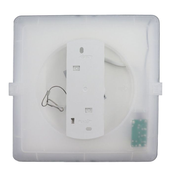 Plast taklampa badrum svart, Shivani, 15W, 3000K LED, IP44