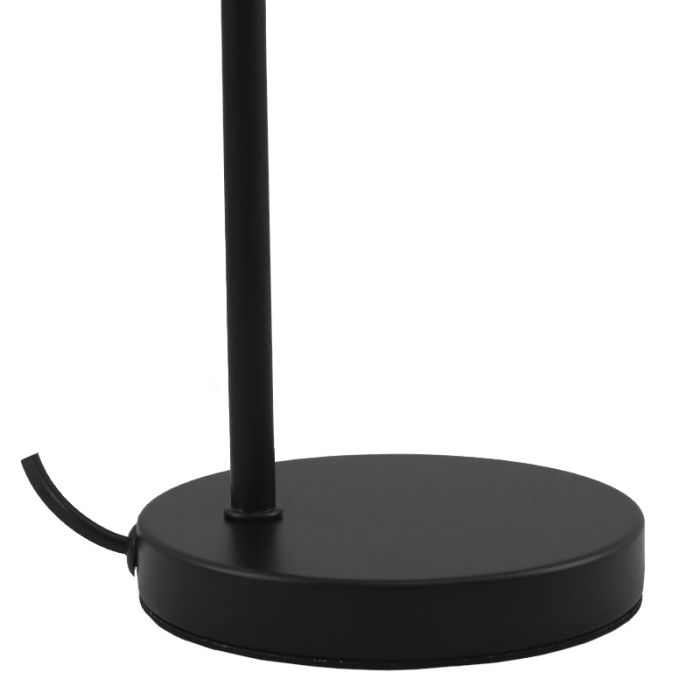 Aluminium bordslampa utan skärm svart, Rika